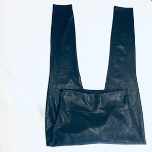 Black Spanx Faux Leather Leggings